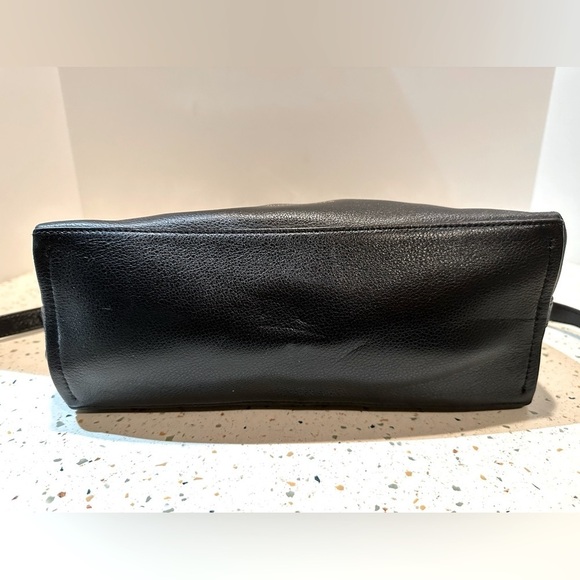 Vince Camuto Elva Black‎ Leather Crossbody Handbag with Tassel Charm - Picture 12 of 12